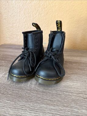 Toddler size 7 Dr. Martens black boots
